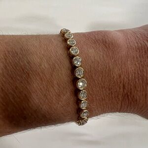 Authentic Rachie Shnay The Rachie Diamond Bezel Bracelet